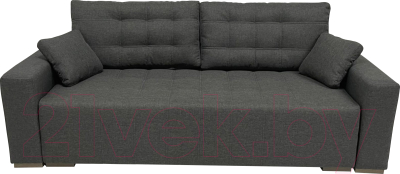 Диван ФорестДекоГрупп Милан 3 (Lux 06, рогожка пыльно-серый) - фото