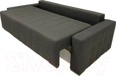 Диван ФорестДекоГрупп Милан 3 (Lux 06, рогожка пыльно-серый)