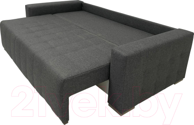 Диван ФорестДекоГрупп Милан 3 (Lux 06, рогожка пыльно-серый)