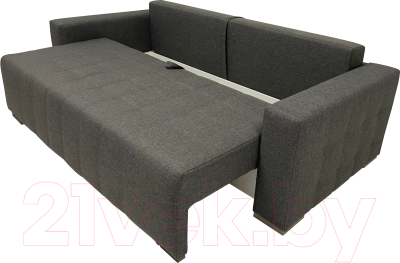 Диван ФорестДекоГрупп Милан 3 (Lux 06, рогожка пыльно-серый)