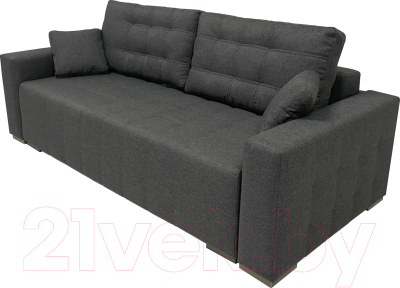 Диван ФорестДекоГрупп Милан 3 (Lux 06, рогожка пыльно-серый)