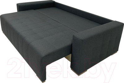 Диван ФорестДекоГрупп Милан 3 (Lux 18, рогожка антрацит)