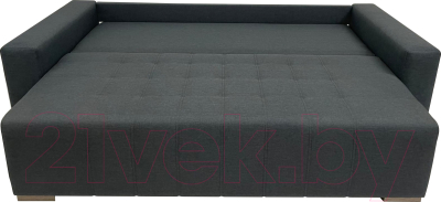 Диван ФорестДекоГрупп Милан 3 (Lux 18, рогожка антрацит)