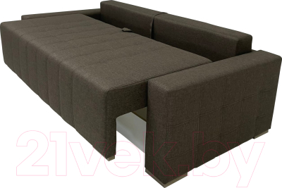 Диван ФорестДекоГрупп Милан 3 (Lux 19, рогожка коричневый)