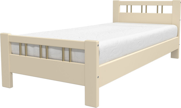 Односпальная кровать Bravo Мебель Вероника 3 90x200 - фото