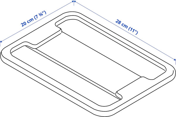 Крышка для контейнера Ikea Самла 101.992.03