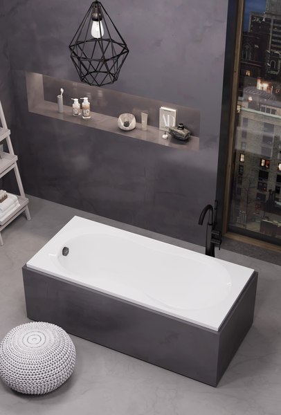 Ванна акриловая Alba Spa Miami 170x75