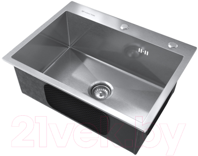 Мойка кухонная Ulgran Steel 60x45 (брашированная сталь)