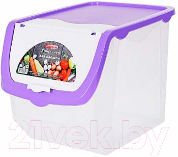 Контейнер Эльфпласт EP506 (12л, фиолетовый) - фото