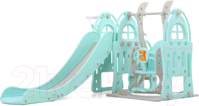 Горка-комплекс Perfetto Sport Замок / PS-047-М (ментол) - фото