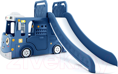 Горка-комплекс Perfetto Sport Автомобиль / PS-049-B (синий) - фото