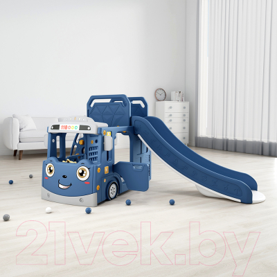 Горка-комплекс Perfetto Sport Автомобиль / PS-049-B (синий)