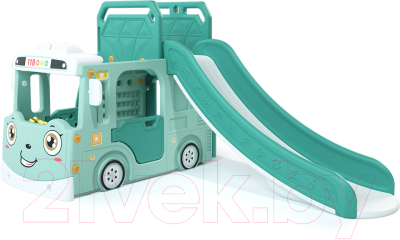 Горка-комплекс Perfetto Sport Автомобиль / PS-049-М (ментол) - фото