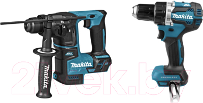 Профессиональный перфоратор Makita DHR171Z + DDF484Z / DLX2271 - фото