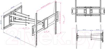 Кронштейн для телевизора Kromax Atlantis-75