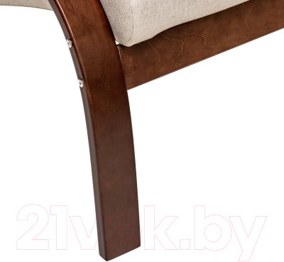 Кресло мягкое Импэкс Leset Лион (орех текстура/малмо 05)