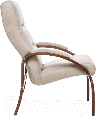 Кресло мягкое Импэкс Leset Лион (орех текстура/малмо 05)