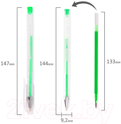 Набор гелевых ручек Brauberg Jet / 141034