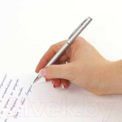 Ручка шариковая Brauberg Delicate Silver / 141401
