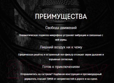 Микрофон Shure SM58SE