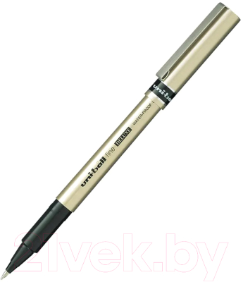 Ручка-роллер UNI Mitsubishi Pencil Fine Deluxe / UB-177 BLACK - фото