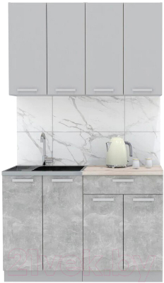 Готовая кухня Интерлиния Мила Лайт 1.2 - фото