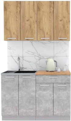 Готовая кухня Интерлиния Мила Лайт 1.2 - фото