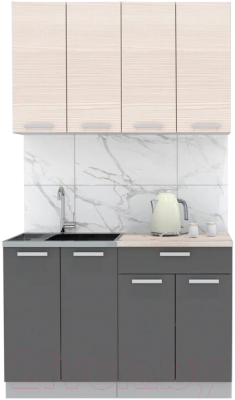 Готовая кухня Интерлиния Мила Лайт 1.2 - фото