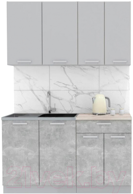 Готовая кухня Интерлиния Мила Лайт 1.4 - фото