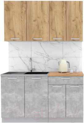 Готовая кухня Интерлиния Мила Лайт 1.4 - фото