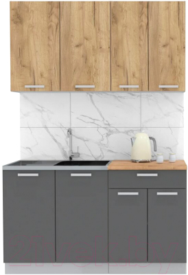 Готовая кухня Интерлиния Мила Лайт 1.4 - фото