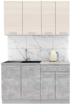 Готовая кухня Интерлиния Мила Лайт 1.4 - фото