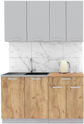 Готовая кухня Интерлиния Мила Лайт 1.4 - фото