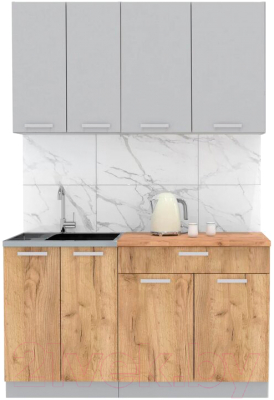 Готовая кухня Интерлиния Мила Лайт 1.4-60 - фото