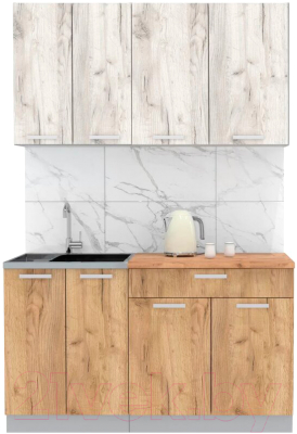 Готовая кухня Интерлиния Мила Лайт 1.4-60 - фото