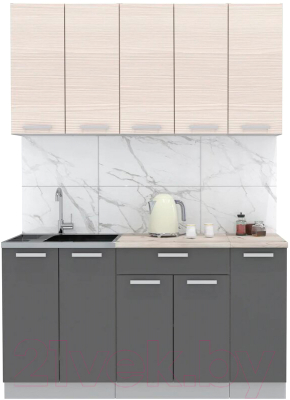 Готовая кухня Интерлиния Мила Лайт 1.5 - фото