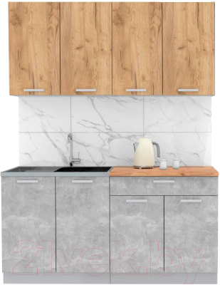 Готовая кухня Интерлиния Мила Лайт 1.6 - фото