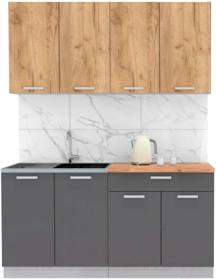 Готовая кухня Интерлиния Мила Лайт 1.6 - фото