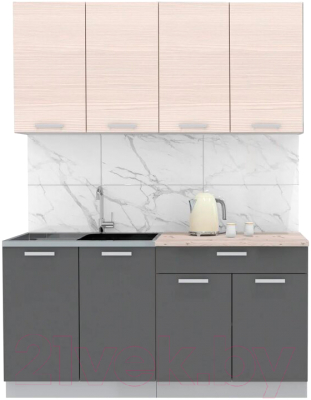 Готовая кухня Интерлиния Мила Лайт 1.6 - фото