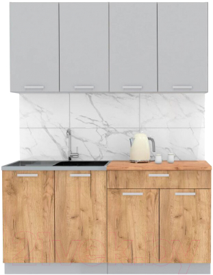 Готовая кухня Интерлиния Мила Лайт 1.6 - фото