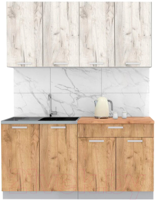 Готовая кухня Интерлиния Мила Лайт 1.6 - фото