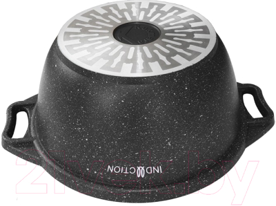 Кастрюля Kukmara Индукция кмти22а (темный мрамор)