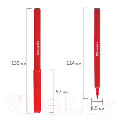 Фломастеры Brauberg Академия / 151412