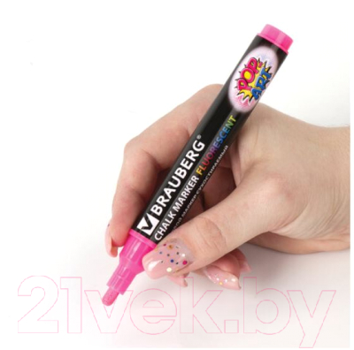 Маркер меловой Brauberg Pop-Art / 151530