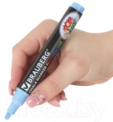 Маркер меловой Brauberg Pop-Art / 151533