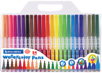 Фломастеры Brauberg Premium Корпус с печатью / 151944 - фото