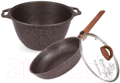 Набор кухонной посуды Kukmara Granit Ultra Original №18 нкп18го - фото