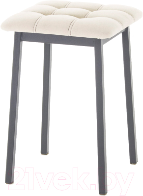 Табурет AMC Comfort 7.1.3 (ткань бежевый/черный) - фото