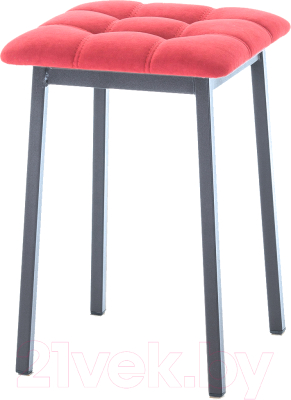 Табурет AMC Comfort 7.1.8 (ткань красный/черный) - фото