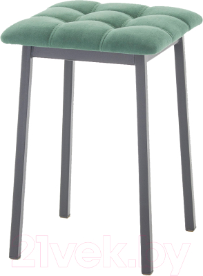 Табурет AMC Comfort 7.1.9 (ткань зеленый/черный) - фото